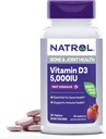 Vitamina D3 5.000 UI, Supplemento dietetico per la salute di ossa e congiunta, Integratore di supporto di ossa, 90 compresse, 90 giorni di alimentazione