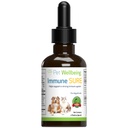 Pet Wellbeing Immune Sure for Cats - Supporta difese immunitarie normali, Gut Flora Balance, Andrographis, Echinacea, Vitamina C, Zinco - Veterinaria-Formulata Supplemento di erbe 2 fl oz (59 ml)