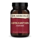 Dr. Mercola Organic Astaxanthin - Astaxantina da 12 mg - Supporto potente antiossidante - Estratto di Microalghe Organiche - Non OGM, Gluten-Free & Soy-Free - 90 capsule (90 Servings)