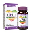 Nutrizione Bluebonnet Maxi One (con ferro), Cibo intero Multiple, Enzimi, Energia, Vitalità, Senza glutine, Kosher, Latticini-Free, Per vegetariani, Soy-Free, Non-OGM, 90 Capsula vegetale, 3 mesi di fornitura, Beige