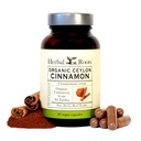 Estratto di cannella di ceylon organici | USDA Certified Organic - Non-GMO | 60 capsule vegane organiche