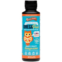 Omega Pals Eye Health Liquid, Tangerine Flavored Omega 3 per bambini, Fish Oil Supplement con 500 mg di EPA & DHA Plus Lutein & Zeaxanthin Vitamine per Blue Light Support, 8 oz