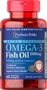 Puritans Pride Extra Forza Omega-3 Fish Oil 1500 Mg 450 Mg Active Omega-3 Softgels, 60 conte