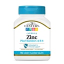 21st Century Zinc Chewable Withc & B6 - Ciliegia, 90 Conte