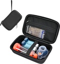 ProCase Hard Carrying Case per Asthma Inhaler, Portable Inhaler Spacer Travel Bag per Adulti Bambini, Maschere Asma Accessori Holder,Asthma Kits Organizer con Mesh Pocket -Black