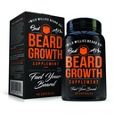 La Manskape Co Beard Vitamine di crescita per gli uomini da Wild Willies - naturalmente più veloce crescita dei capelli - 60 capsule con biotina - Crescere un Thicker, Pieno Beard e Mustache oggi