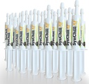 SynChill AF Gel calmante per cavalli nervosi - Single Serving - Formula avanzata con L-teanina, Potenziamento aumentato, Supplemento naturale al 100%, Supporto di Disposizione e Confidenza per Cavalli - 25 Pack