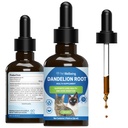 Radice di benessere animale per gatti - Liver & Heart Health, Funzione digestiva, Supporto per lo zucchero nel sangue, Organico certificato - Integratore di erbe Veterinaria-Formulato 2 oz (59 ml)