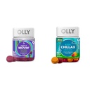 OLLY costipazione Rilievo Gummies 30ct + Chillax bambini calmi Chews 50ct