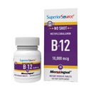 Sorgente superiore No Shot Methylcobalamin B-12 10000 mcg - Vitamina B-12 per sostenere la produzione di energia, salute del cervello & benessere generale - Tablets sublinguali per l'assorbimento rapido - 30 compresse dissolving