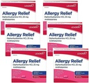 Leader Antistamina Allergy Relief Difenidramina HCl, 25mg Mini Tablet, 24 Count Pack di 6
