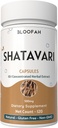 Estratto di Shatavari 500mg | Concentrato 10:1 estratto | Asparagus racemosus Root Herbal Supplement | Non-GMO, Gluten-Free, Tradizionale Formula di erbe (120 conteggio (Pack of 1))