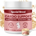 Special Breed Cardio Support for Dogs - Supporto per la salute del cuore con Taurina, CoQ10, Organic Hawthorne Berry, Supplemento a polvere, 120 Scoops, 3.14 oz