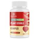 Integratori di colesterolo con Sterols di piante, Niacina, Riso di lievito rosso, Bergamotto, Omega-3 & Aglio - Formula di assorbimento infestata - 90 Softgels
