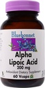 Nutrizione Bluebonnet, Acido alfa lipoico 200mg, 60 capsule vegetali