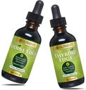 Go Nutrients Nascent Iodio e supporto tiroide Integratori alimentari Gocce di liquido ad alta potenza Non-GMO GlutenFree Iodio Edge per aumentare il metabolismo Migliorare la pelle & Stop perdita di capelli & Aumentare i livelli di iodio