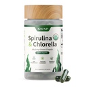 Snap Supplements Spirulina Organica e Chlorella - Protein Rich Blue Green Algae Superfood Supplemento per l'energia e il supporto immunitario, 120 capsule vegetariane (30 Serve, 1 Mese di Alimentazione)