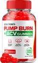 Pompa Burn Keto ACV Gummies - Keto Pump Burn Gummies Recensioni, Pompa Burn Keto + ACV Gummies per la gestione del peso B12 Pompa di combustione Advanced 1000mg Formula (1 Confezione - 60 Gummies)