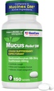 GenCare - Mucus Relief DM (150 Conte Value Bottiglia) Dextromethorphan HBr 20mg Guaifenesin 400mg | Generico Mucus Relief DM | Rilasciare Immediatamente la Tosse non rivestita & Mucus Expectorant Pill