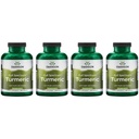 Swanson Full Spectrum Turmeric (Curcumin) - Joint Health, Digestion, Heart Health & Liver Support Supplement - Curcuma Longa Formula Promozione Supporto Memoria - (240 Capsules) 4 Pack