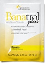 Banatrol Anti-Diarrheal naturale con Prebiotici, Rilievo per IBS, Diarrea ricorrente, Cibo medico clinicamente supportato, Non-Constipazione, 21 Serve (Banana)