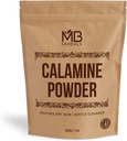 MB Herbals Calamine Polvere 7 oz (200 Gram) | Polvere di Calamina per la fabbricazione del sapone e il pacchetto del viso lenitivo per la pelle secca | Nessuna fragranza esterna o colore | Nessuna conservazione