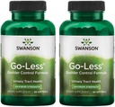Swanson Go-Less Bladder Control Formula - Promuove la salute del tratto urinario e il supporto della vescica sana - Supplemento naturale per gli adulti con l'estratto di semi di zucca - (90 Softgels) 2 Pack