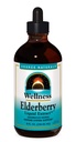 Fonte Naturals Wellness Elderberry Liquid Extract for Immune System Support - Sambucus nigra - 8 Fluid oz