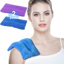 Atsuwell Microonde Riscaldamento Pad per Spalla Neck, Riscaldatore Microwavable per Compressori Calda, Riscaldatore Microwavable Non Profumato per Crampe, Moist Heat Pack for Soothing Stress, 2 Pacchetti