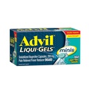 Advil Liqui-Gels Minis Reliever e Riduttore di Fever, Medicina Del Dolore per Adulti con Ibuprofene 200mg per Rilievo Del Dolore - 160 Liquido Filled Capsule