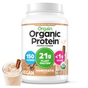 Orgain Organic Vegan Protein Powder, Horchata - 21g Plant Based Protein, 9g Prebiotic Fiber, Low Net Carb, Nessun Lattosio Ingredienti, Non Aggiunto Zucchero, Non OGM, Per Shakes & Smoothies, 2.03 lb