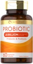 Carlyle Probiotic con Prebiotici e Postbiotici | 25 miliardi di CFU | 60 capsule | Supplemento per donne e uomini | Pillole in polvere | Vegetariano, Non OGM & Gluten Free