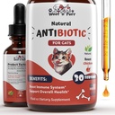 Antibiotici Gatto Naturale - Antibiotici per Gatti - Antibiotici Pet - Antibiotici Gatto - Rilievo di Allergia Gatto per Gatti - Antibiotici per Gatti - Antibiotici Cat UTI - 1 fl oz: Aroma di Pollo Roast