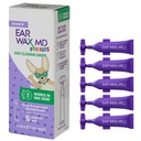 Eosera® Ear Wax MD® per bambini - Gocce di pulizia della cera dell'orecchio, 5pk Vials | Fast-Acting | Rompere giù & Dissolves Ear Wax in Little as 1 Treatment | Clinically Proven | Gentle & Safe I for Kids Age 2+