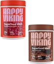 Happy Viking Chocolate and Strawberry Powder, di Venus Williams, 20G Protein, Low Carb, Keto, Vegan, Gluten-Free, Superfoods, Complete Meal Sostituzione, 2 Canisters (24 oz. Ogni)