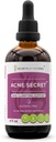 Segreti della Tribe Acne Secret Alcohol-Free Extract, Tincture, Glycerite Boldo, Corn Silk, Sting Nettle Leaf, Alfalfa, Senna Leaf. Supporto per la chiusura della pelle (4 Fl Oz)