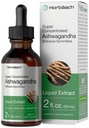 Horbäach Ashwagandha Liquid Drops | 2 Fl Oz | Estratto di tintura per le donne e gli uomini | Alcohol Supplemento gratuito | Withania Somnifera Root | Vegetariano, Non OGM e Glute