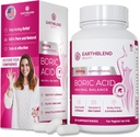 Assortimenti di acido borico per le donne - pillole vaginali - promuove l'equilibrio del pH vaginale, la flora sana, il controllo dell'odore - Made in the USA - 600mg, 30 Count