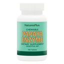 Natures Plus Papaya Enzyme - 6 mg Papain - Tutto Natural Digestive Aid Supplement, Contiene Amylase & Protease - 180 Chewable Tablets (180 Serve)