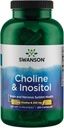 Swanson Choline & Inositol Nerve Support Funzione mentale 250/250 Milligrammi 250 capsule