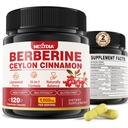 2 Confezione 1500 mg di Berberina Liposomal HCL con Ceylon Cinnamon Bitter Melon, Organic Berberine Complex Integratori con Banana Leaf, Supporti Immune & Digestione - Vegan 240 Capsule
