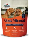 Manna Pro Goat Mineral Supplement, Vitamine essenziali e minerali per la crescita e lo sviluppo, Include cloruro di ammonio e miscela microbica per la salute digestiva, 8 lbs