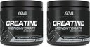 Incredibile Muscolo Micronizzato Creatina Monoidrato | 90 Serve | 5000 Mg per Serving | 1 Lb (454 Grammi) | Ideal Pre & Post Workout Supplement | Unflavored (2 Pack, 1 Lb | Unflavored)
