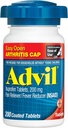Advil (200 Conte) Facile Artrite aperta Cap Pain Reliever/Fever Riduttore Tavolino rivestito, 200mg Ibuprofen, Rilievo temporaneo del dolore