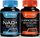 BENESSERE LABSRX Quercetin con Bromelain | Capsule Integratori NAD