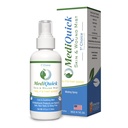 MediQuick Antiseptic Spray Mist 4 Fl Oz | Skin & Wound Repair First Aid Spray for Burns & Cuts with 12 Hour Action | Aiuta Heal Acne Rash Eczema Itch Bites & More | Safe Wound Wash with No Sting