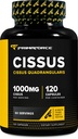 Estratto di Cissus Quadrangularis, 120 Capsule, 1000mg per Serving - Gluten Free, Non OGM