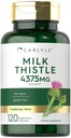 Carlyle Milk Thistle Supplemento | 120 capsule | Estratto di alta potenza | Vegetariano, Non OGM, Senza glutine