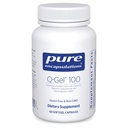 Pure Encapsulations Q-Gel 100 (Hydrosoluble CoQ10) | CoQ10 con vitamina E per migliorare la solubilità | 60 capsule Softgel