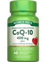 La verità della natura CoQ10 400mg | Softgels | Forza massima | Alto assorbimento | Non OGM & Gluten Supplemento gratuito